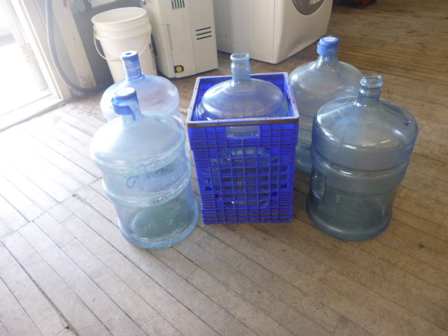 lot 38 image: 5 Five-Gallon Water Jugs