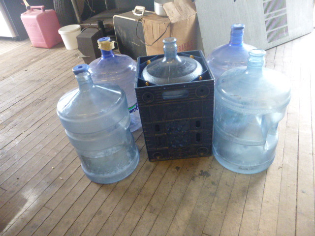 lot 40 image: 5 Five-Gallon Water Jugs