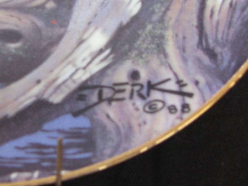 lot 21 image: Derk Hanson Wood Duck Plate