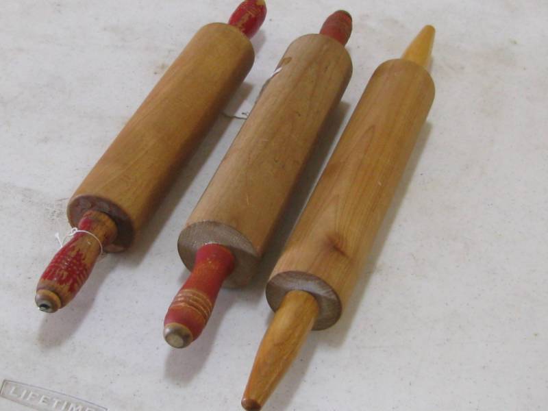 lot 56 image: Wood Rolling Pins