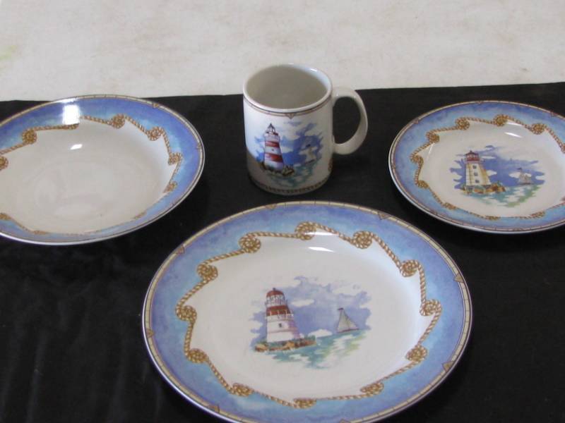 lot 81 image: Lighthouse China Set
