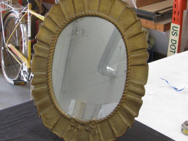 lot 94 image: Antique Mirror