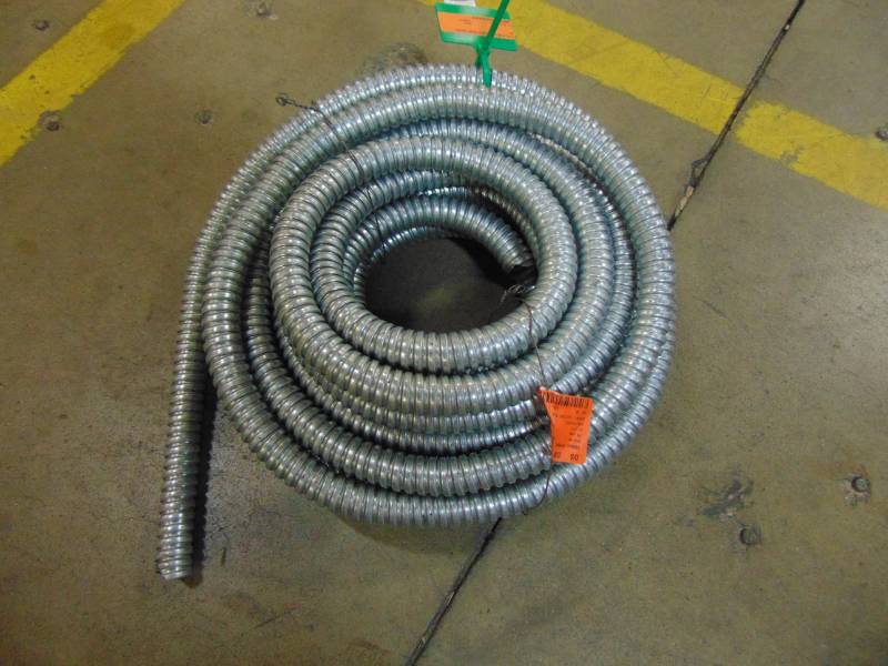 lot 88 image: AFC Cable Systems 1 in. x 50 ft. Flexible Steel Conduit 5504-24-AFC