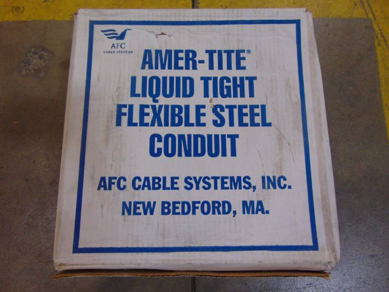 lot 97 image: AFC Cable Systems 12 x 100 ft. Liquidtight Flexible Steel Conduit 6202-30-00
