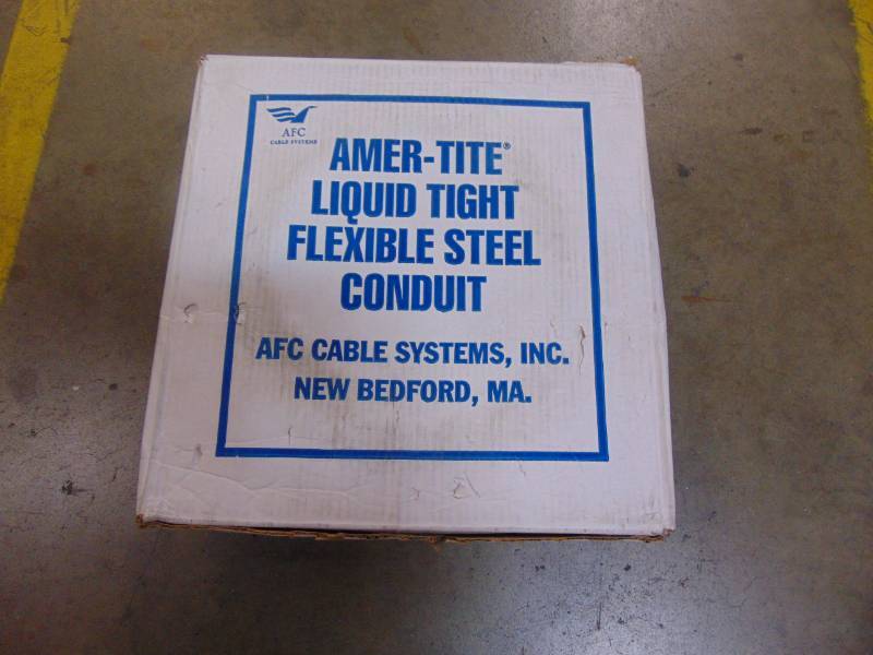 lot 99 image: AFC Cable Systems 34 x 100 ft. Liquidtight Flexible Steel Conduit 6203-30-00