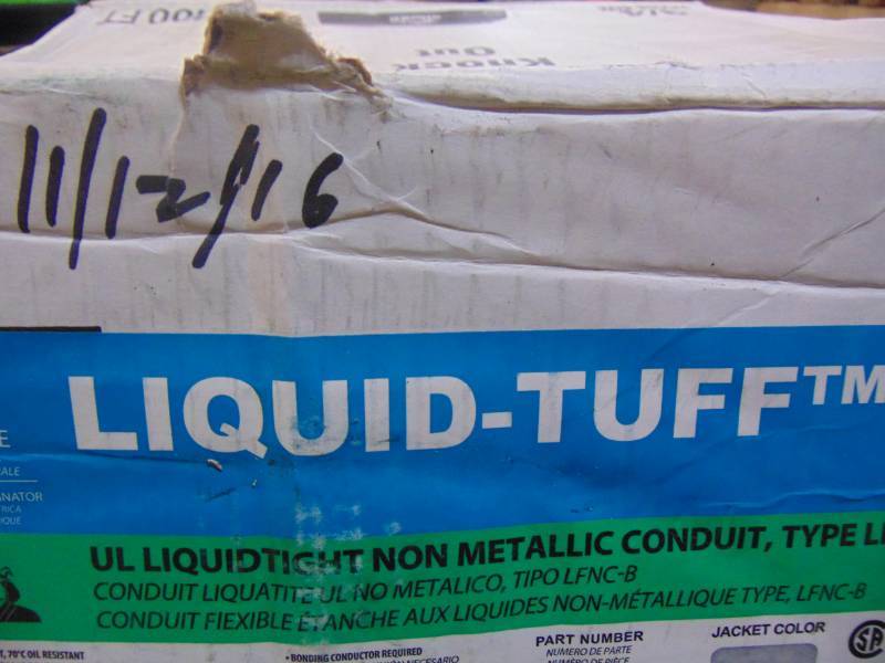 lot 102 image: AFC Cable Systems 34 in. x 100 ft. Ultratite Liquidtight Flexible Non-Metallic PVC Conduit 58046301