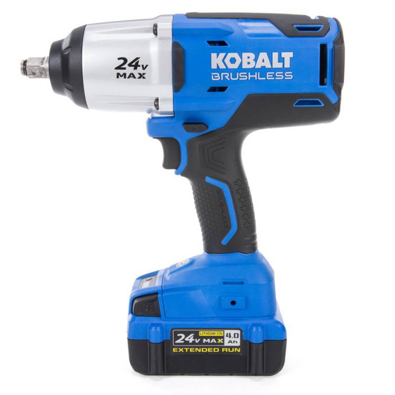 lot 313 image: Kobalt 24-volt Max 12-in Drive Brushless Cordless Impact Wrench 1524A-03