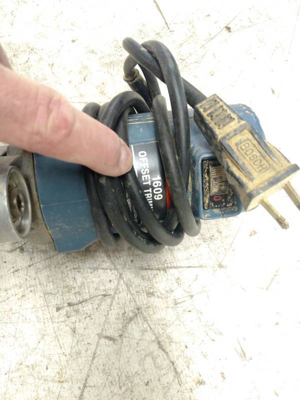 lot 53 image: Bosch 1609 Offset Trimmer, Works...