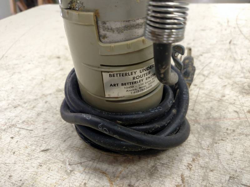 lot 54 image: Betterley Underscribe Router, Works...