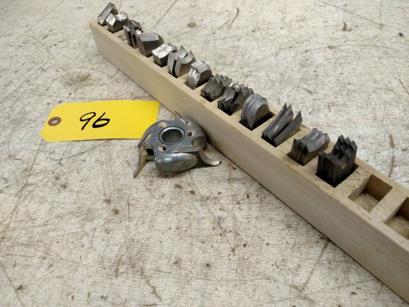 lot 96 image: 34 Shaper Cutter Head with Asstd...