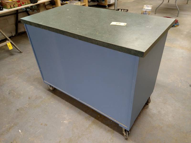 lot 121 image: Rolling Cabinet, 48x25...