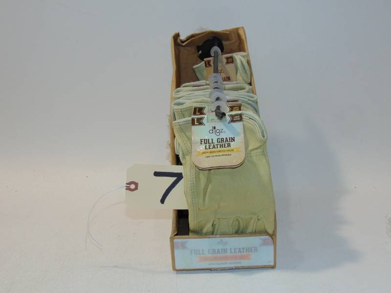 8 Pair  Pigskin Large Gloves