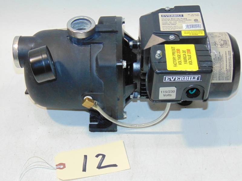 Everbilt 12 HP Shallow Well Jet Pump