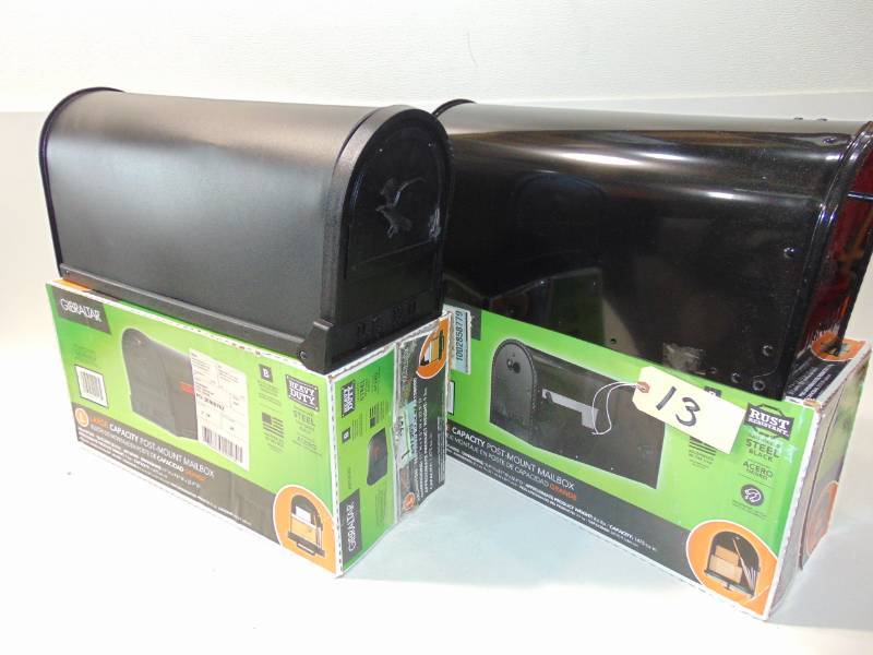 2 Large Mail Boxes