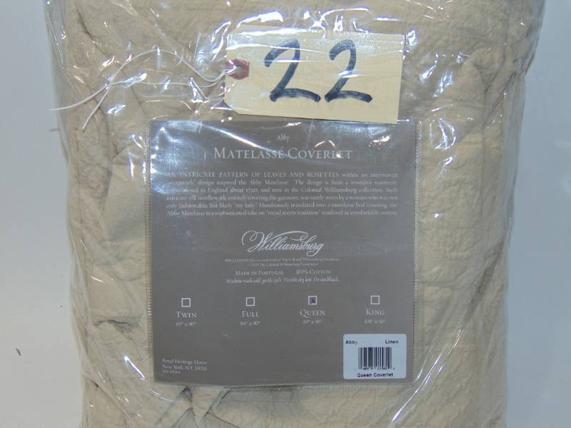 Linen Queen Coverlet