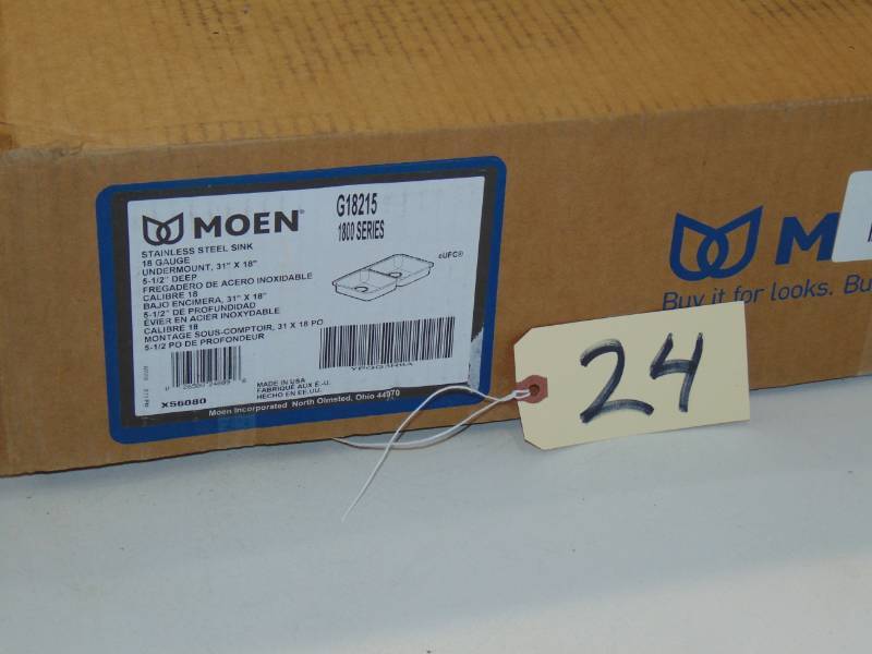 MOEN Undermount  32 in.  Kitchen Sink