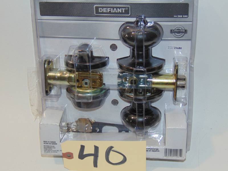 Bronze Entry Knob Deadbolt Combo Pack