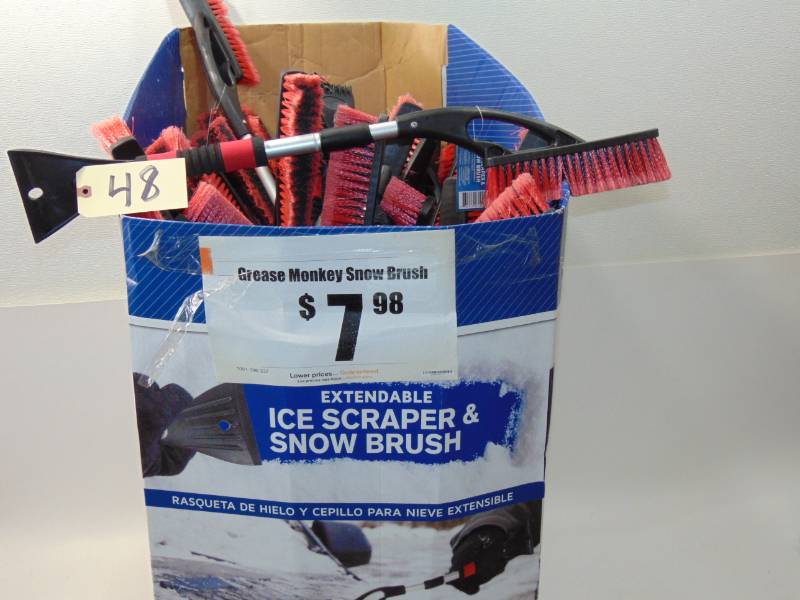 Grease Monkey Extendable Snow Brush with Ice Scraper