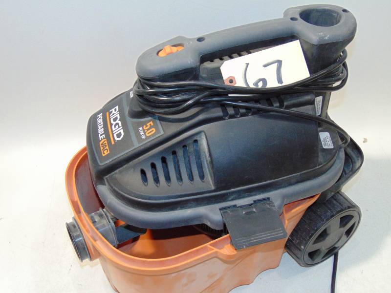 RIDGID 4 Gal. 5.0-Peak HP Portable WetDry Vacuum