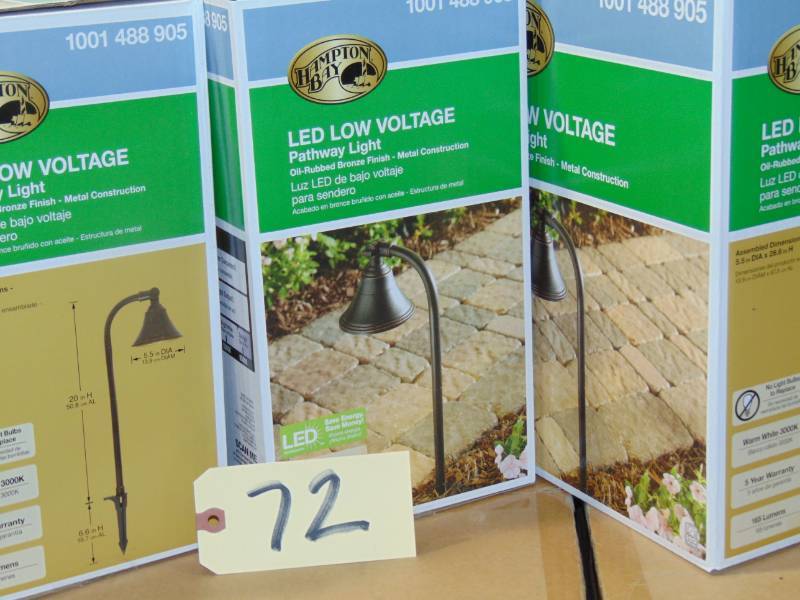 2 Cases  Path Lights Metal Shades