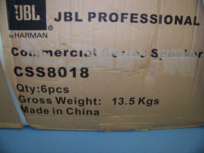 lot 57 image: (6) JBL Professional, Commercial Series, In-Ceiling Speakers - NEW in Original Box