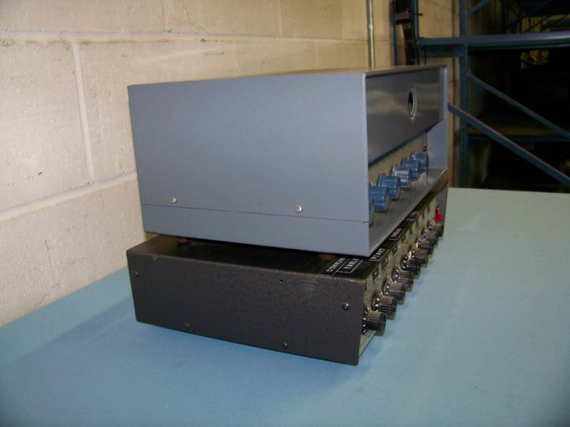 lot 92 image: Precision Electronics, S-6 Tube PA Pre-Amp Mixer and Bogen, CHS 35B, PA Mixer  Amplifier (Amp)