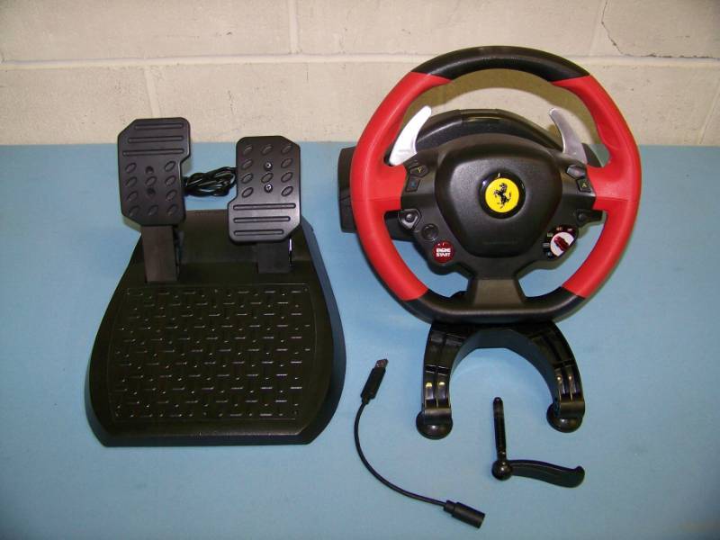 thrustmaster ferrari 458 spider racing wheel xbox