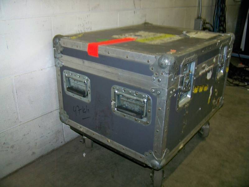 lot 46 image: Hard-Sided, Padded Inside, TravelShipping Case with Heavy Duty Casters