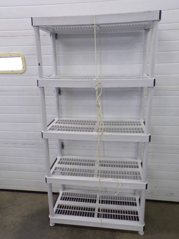 lot 15 image: Plastic Shelving