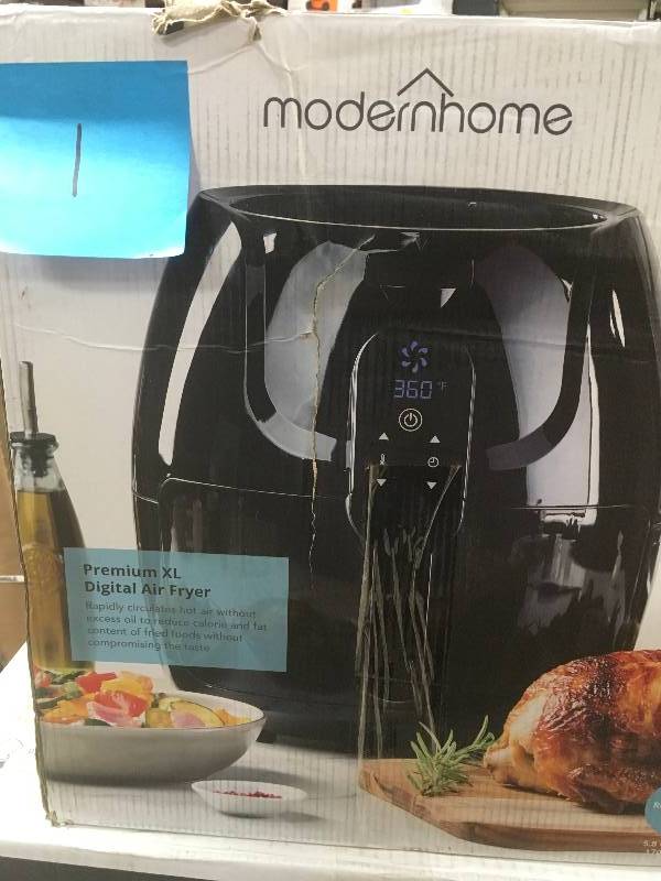 Premium Digital Air Fryer (5.8 Qt.1700-Watt) by modernhome in good condition