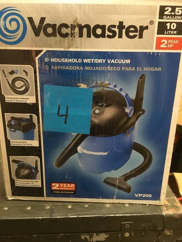 Vacmaster Portable WetDry Vac, 2.5 Gallon  in good condition