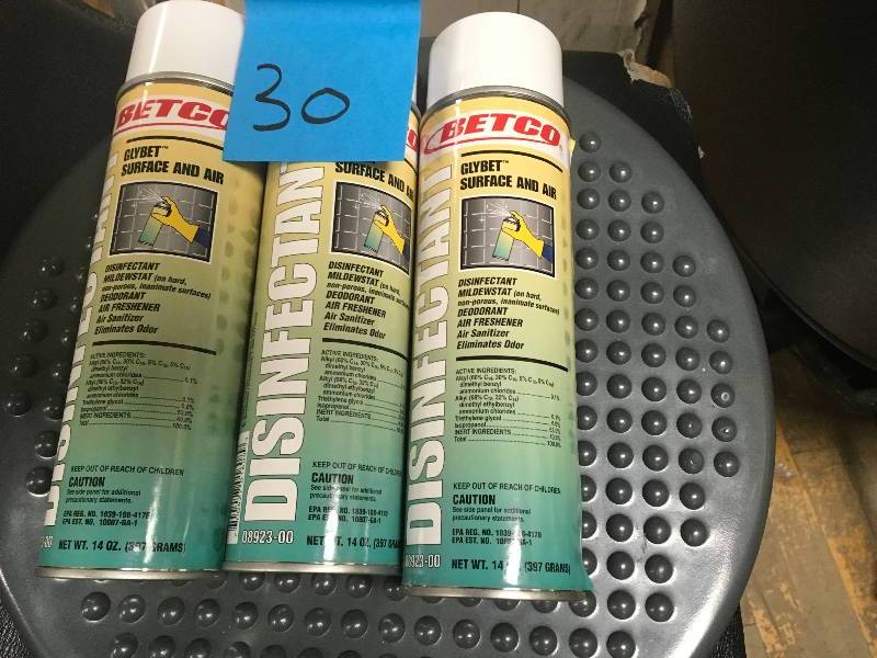 BETCO DESINFECTANT 14 OZ CAN 3 ITEMS new