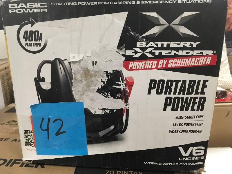 Schumacher Battery Extender 12-Volt, 400 Amp Battery Jump Starter USED  in good condition