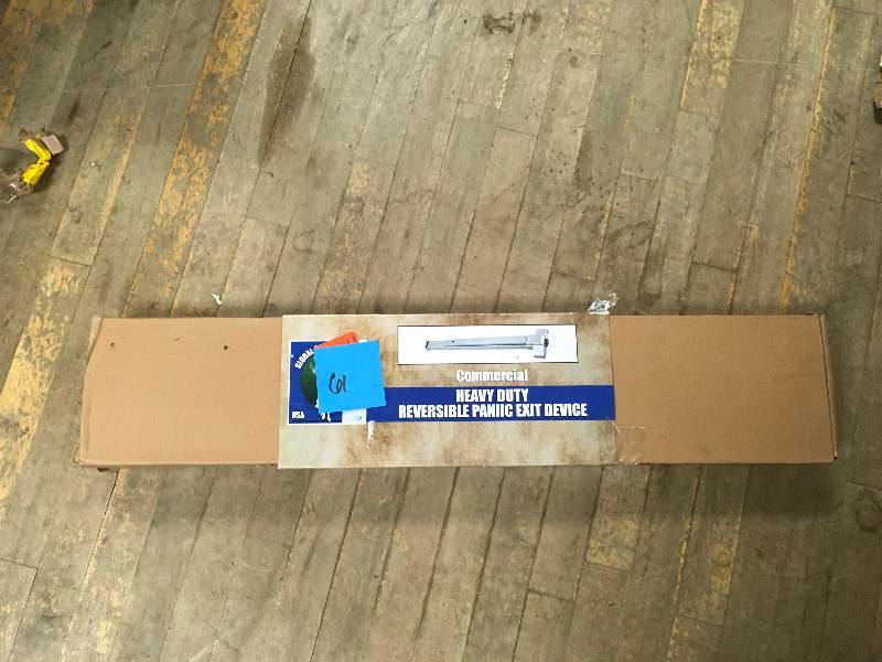 Global Door Controls 36 in. Aluminum Fire Rated Touch Bar Exit Device  in good condition