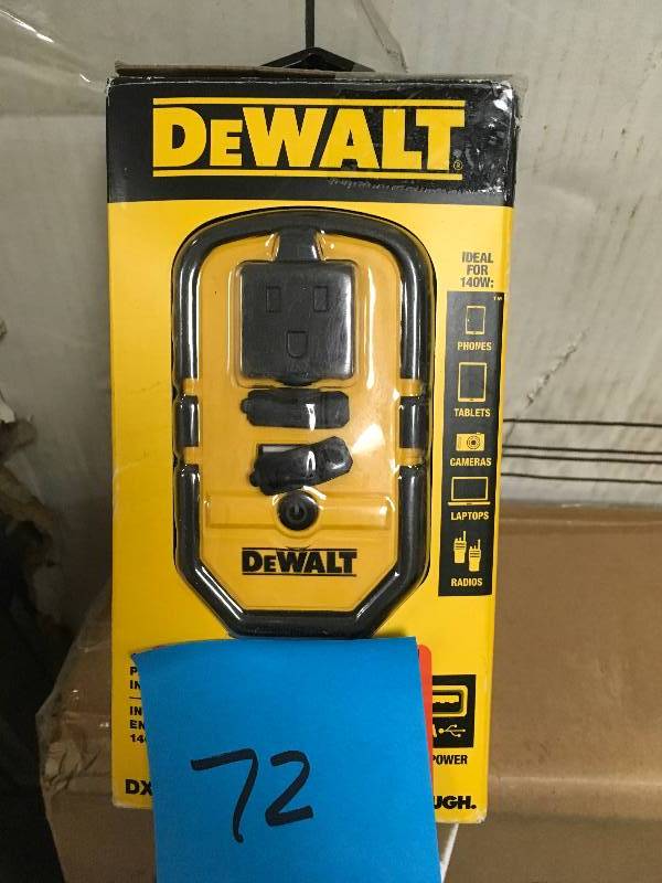 DEWALT 140-Watt Power Inverter with Dual USB Ports  in good condition
