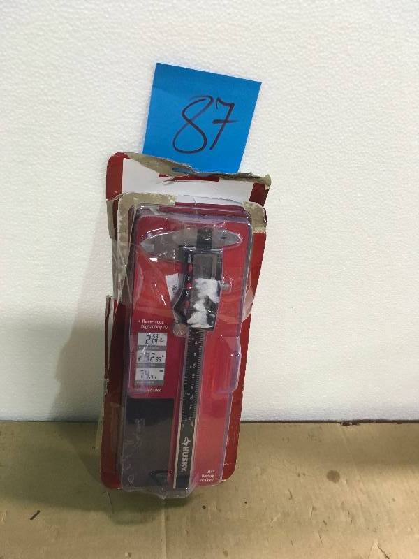 Husky Measuring Tools 2 in. 3-Mode Digital Fractional Caliper 1467H  in good condition