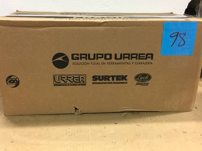 URREA Heavy Duty Metal Tool Box - 17 in. X 7 12 in. X 7 in. not used