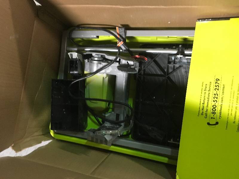 lot 3 image: RYOBI 9 Amp Corded 7 in. Overhead Wet Tile Saw USED n good condition