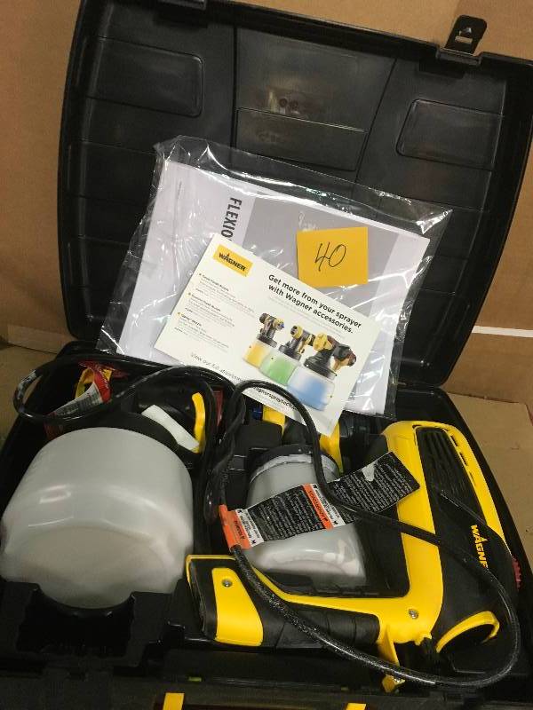 lot 40 image: Wagner FLEXiO 3000 HVLP Paint Sprayer n good condition