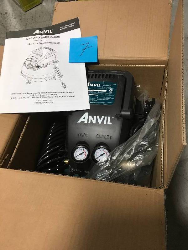 lot 7 image: ANVIL 2G Pancake Air Compressor in good condition