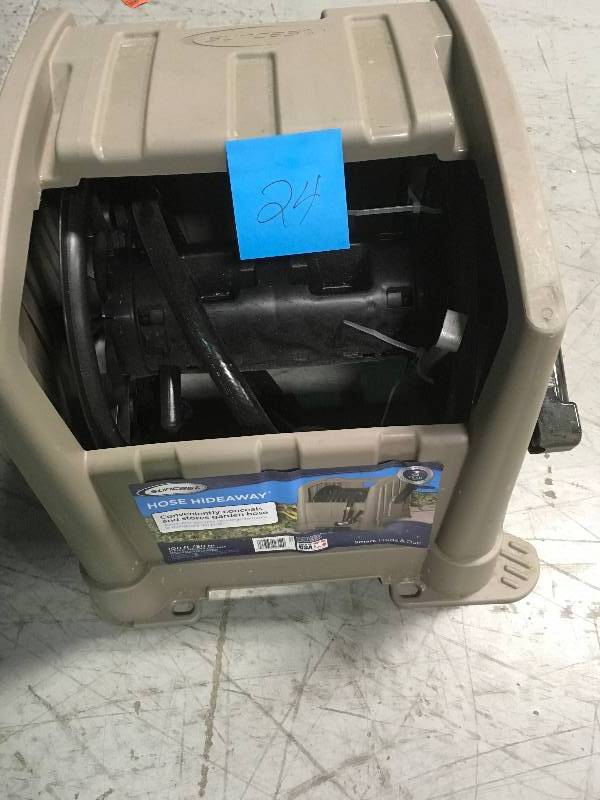 lot 24 image: Suncast PPJ100DT Hose Hideaway Hose Reel  not used