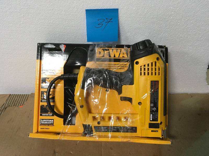 lot 37 image: DEWALT 5-in-1 Multi-Tacker and Brad Nailer in good condition