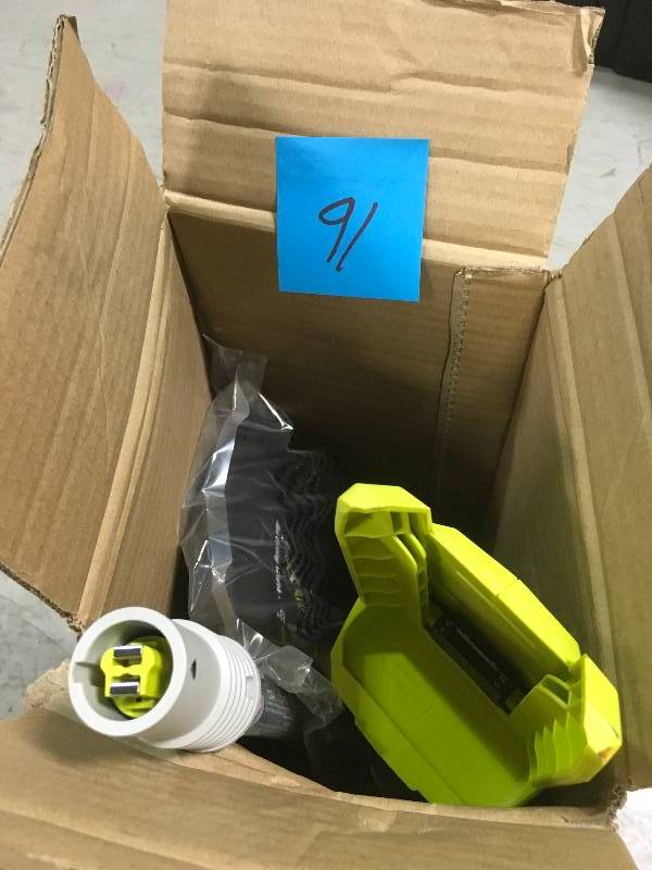 lot 91 image: RYOBI 40-Volt Lithium-Ion Cordless String TrimmerEdger - Battery and Charger Not Included in good condition