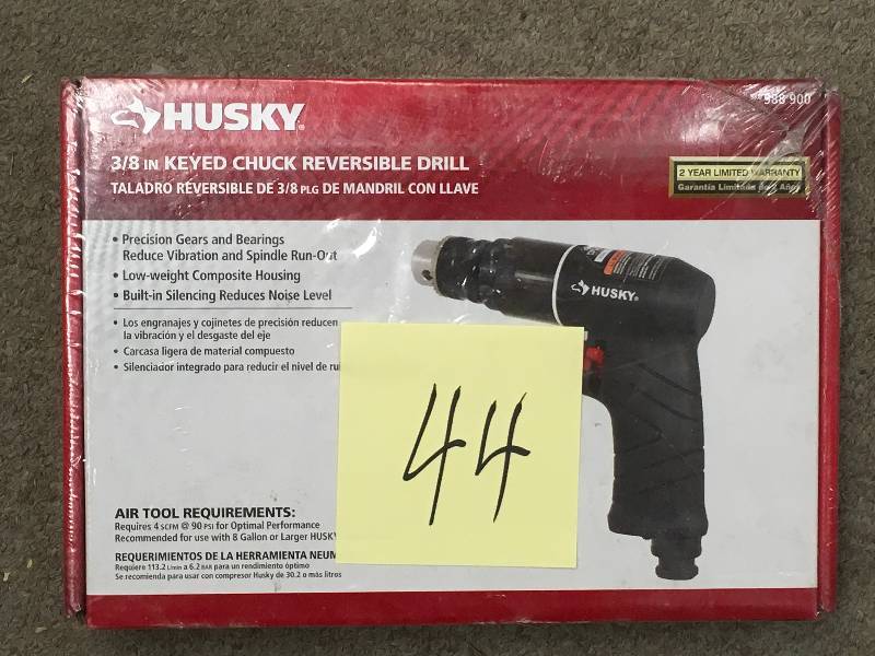 lot 44 image: Husky Tools Air Drill H4310 in good condition