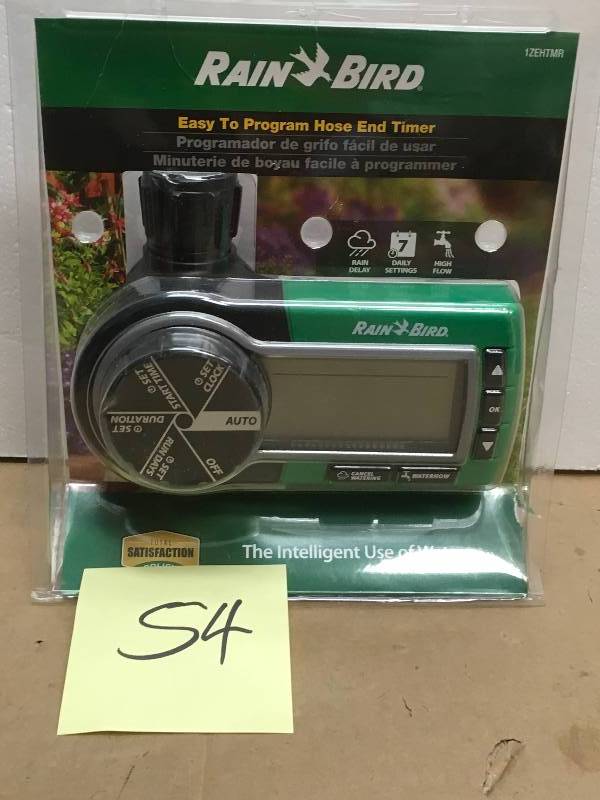 lot 54 image: Rain Bird Electronic Hose Timer in good condition