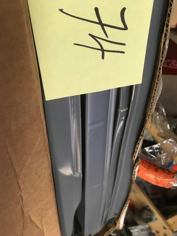 lot 74 image: Edsal 72 in. H x 36 in. W x 16 in. D 5-Shelf Steel Shelving Unit in Gray in good condition