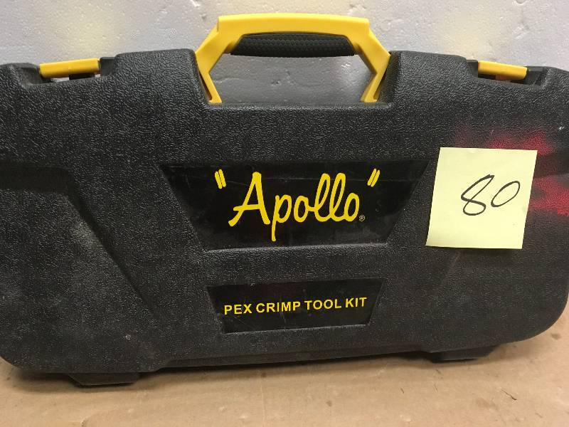lot 80 image: Apollo Multi-Head PEX Crimp Tool Kit in good condition