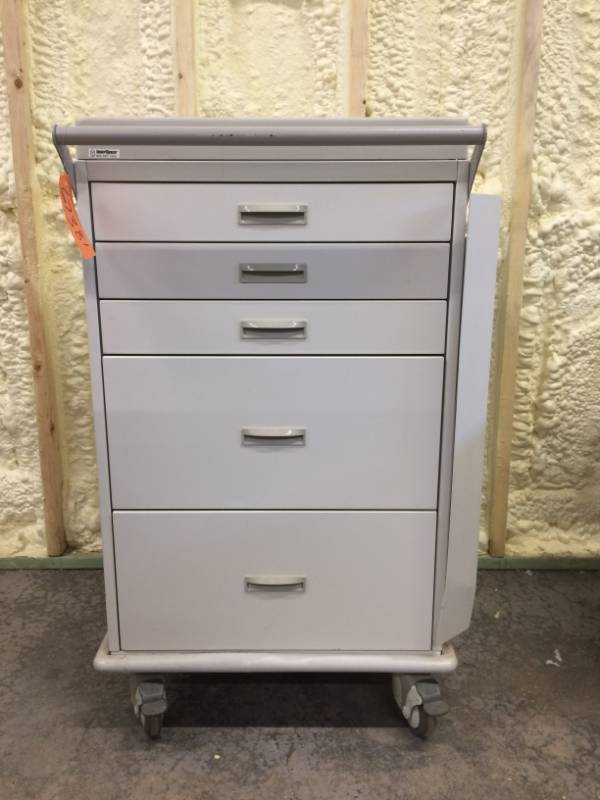 lot 22 image: InnerSpace Procedure Supply Medication Cart - One Not Even As Nice As This One Sold On Ebay Recently $1100 Plus Freight&nbsp This Cart Has Organizing Slots Too&nbsp I Want This