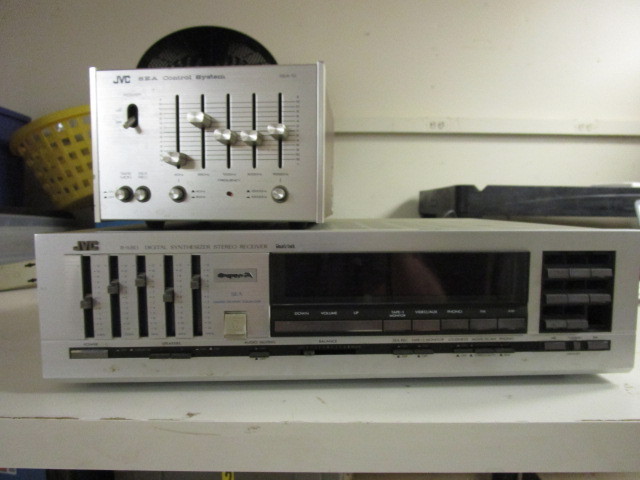lot 203 image: JVC DIGITAL STEREO RECEIVER AND SEA CONTROL SYSTEM