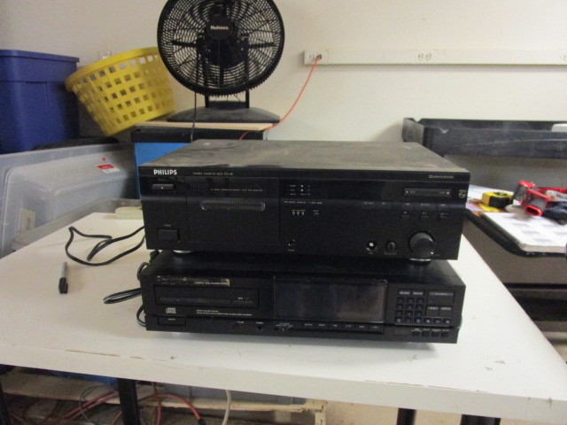 lot 212 image: PHILIPS STEREO COMPACT DISC PLAYER AND CASSETTE DECK